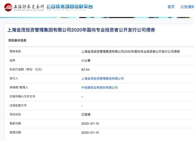金茂投資82.54億公司債券獲受理 融資規模創紀錄，關聯交易風險警示引關注